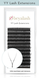 Fluffy Volume YY Lash Extensions with Private Label in US/UK LM